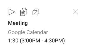 15. Google calendar