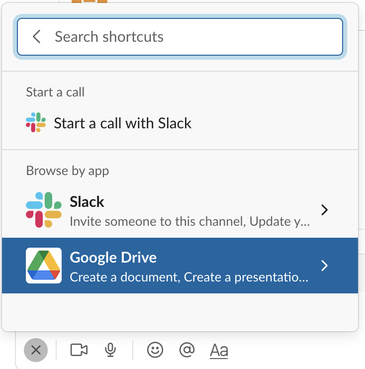 39. Google Drive on Slack