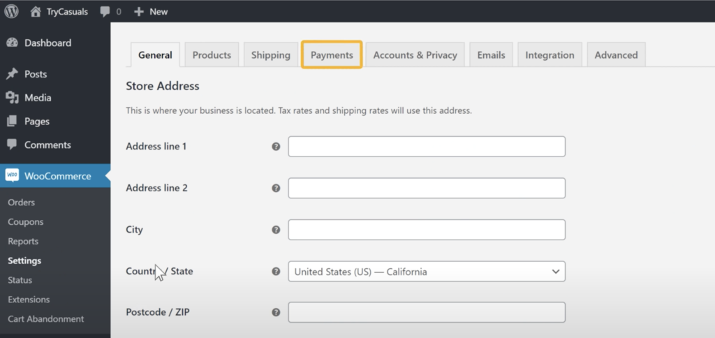 5. WooCommerce payment