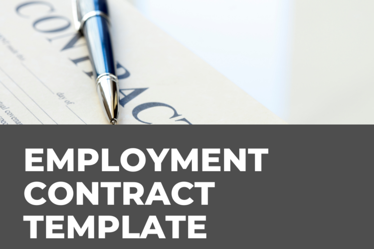 Employment contract template