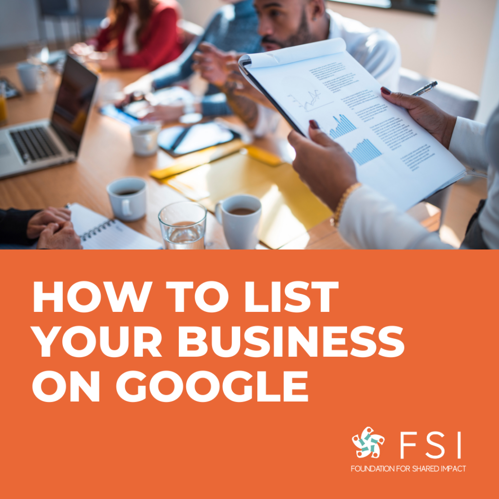 How to list your business on Google