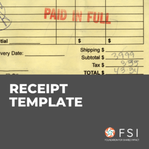 Receipt Template