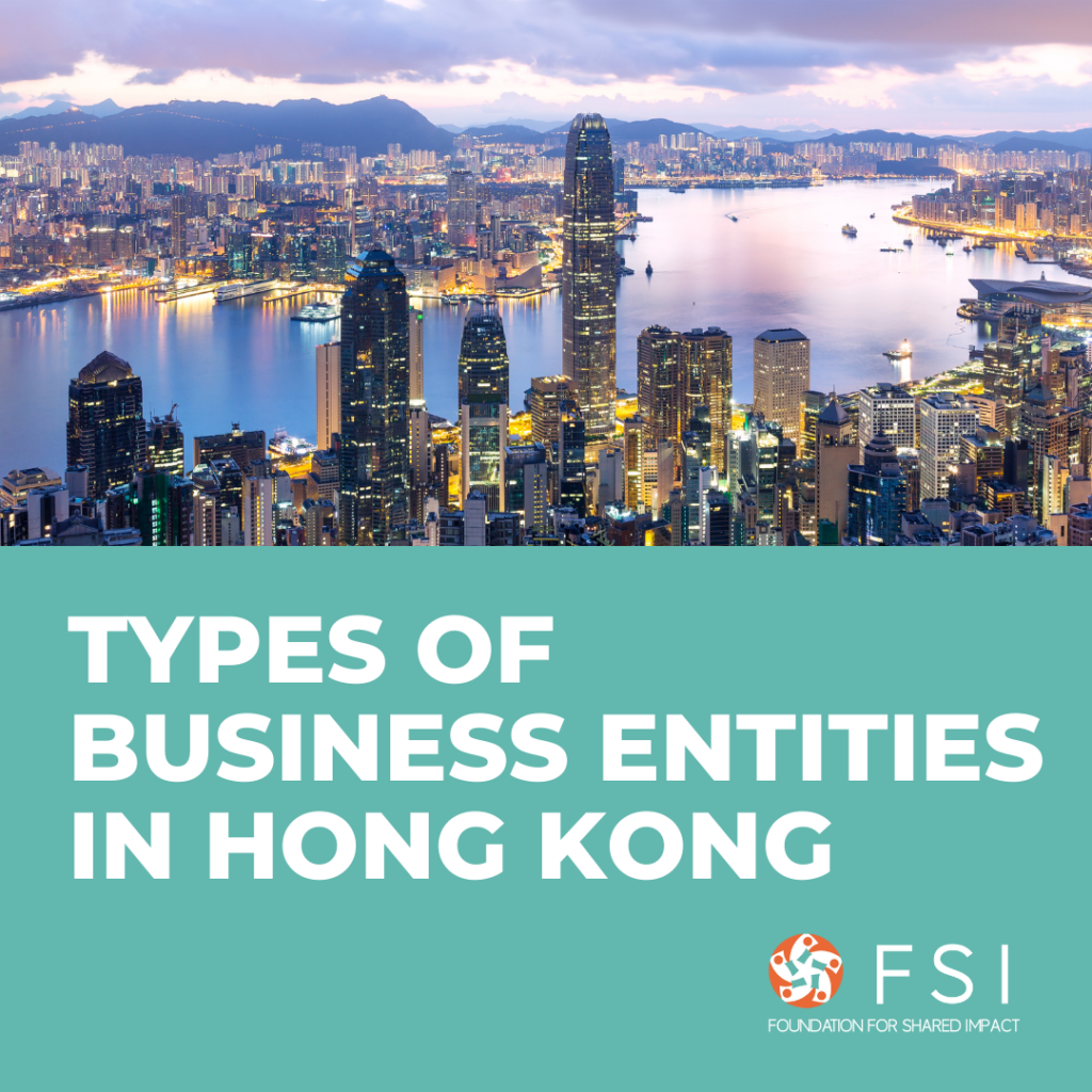 Types of business entities in HK