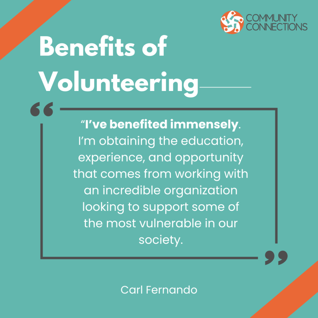 Benefits of Volunteering – Community Connections