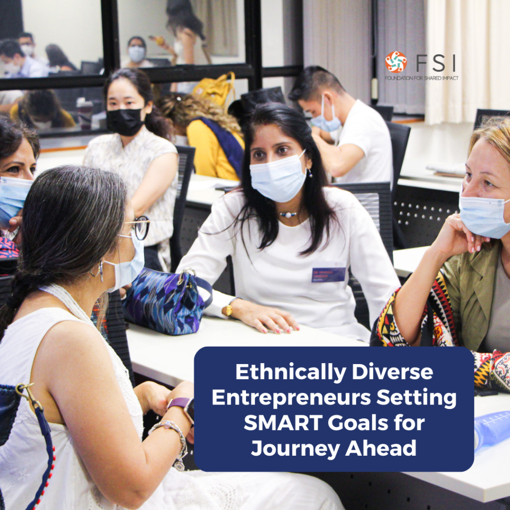 Ethnically Diverse Entrepreneurs Setting SMART Goals for Journey Ahead