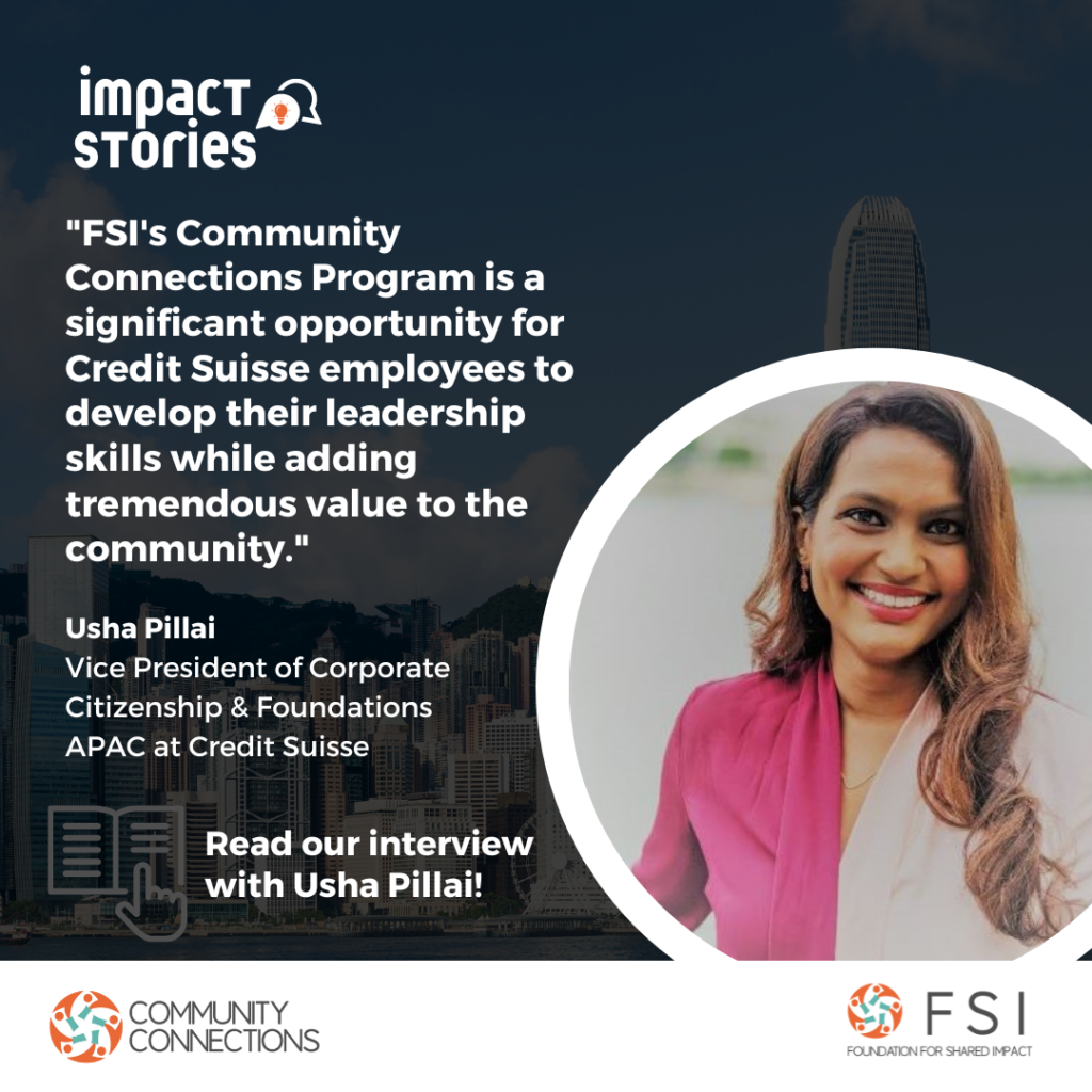 Impact Story: Why Credit Suisse Partners with FSI to Offer Skills-based Volunteering to its Employees