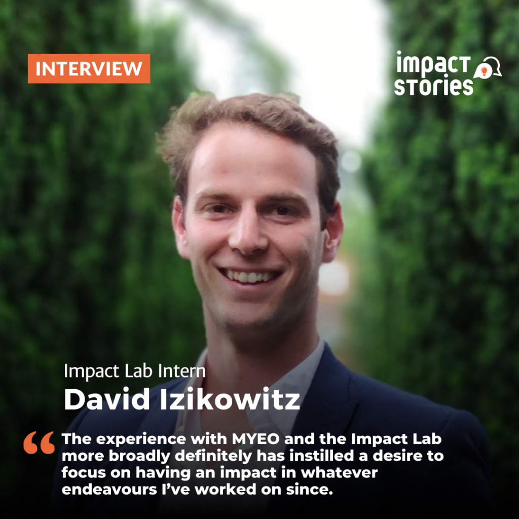 David Izikowitz: From Impact Lab Intern to Climate Tech Entrepreneur