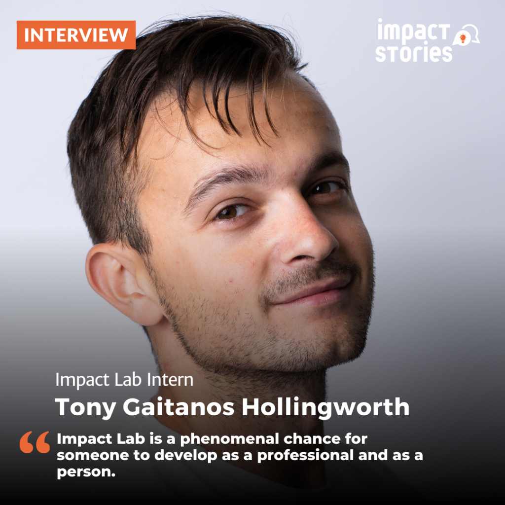 Tony Gaitanos Hollingworth: Impact Lab Helped Me Build the Foundations for the Professional I Am Today