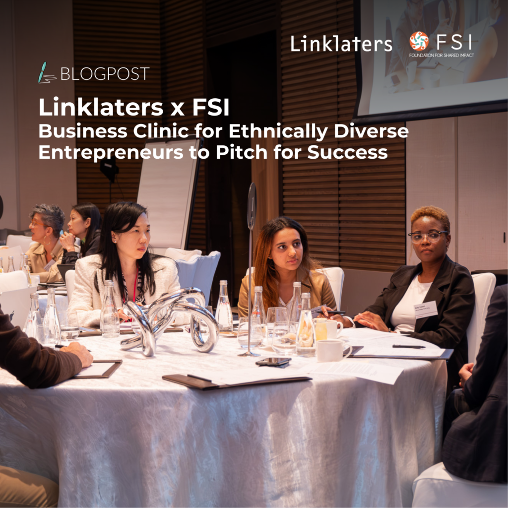 FSI x Linklaters: Business Clinic for Ethnically Diverse Entrepreneurs to Pitch for Success