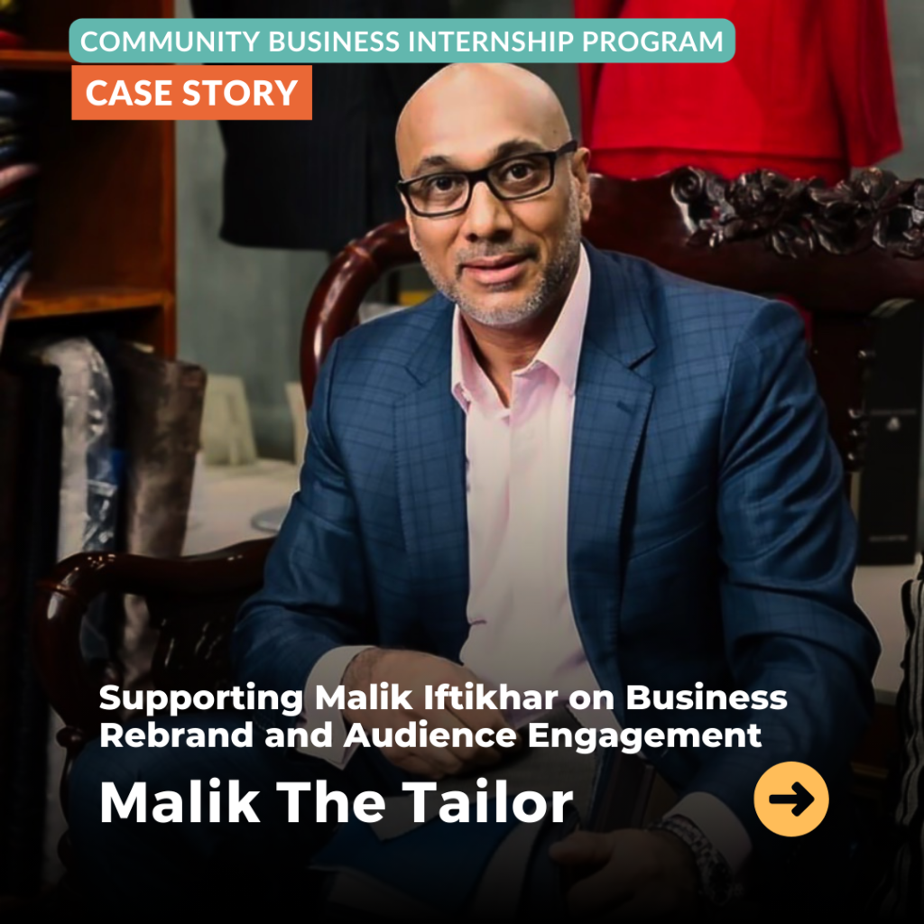 Supporting Malik Iftikhar on Business Rebrand and Audience Engagement