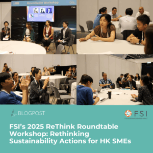 FSI's 2025 ReThink roundtable workshop: Rethinking Sustainability Actions for SMEs