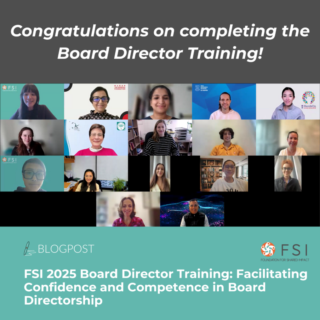 FSI 2025 Board Director Training: Facilitating Confidence and Competence in Board Directorship